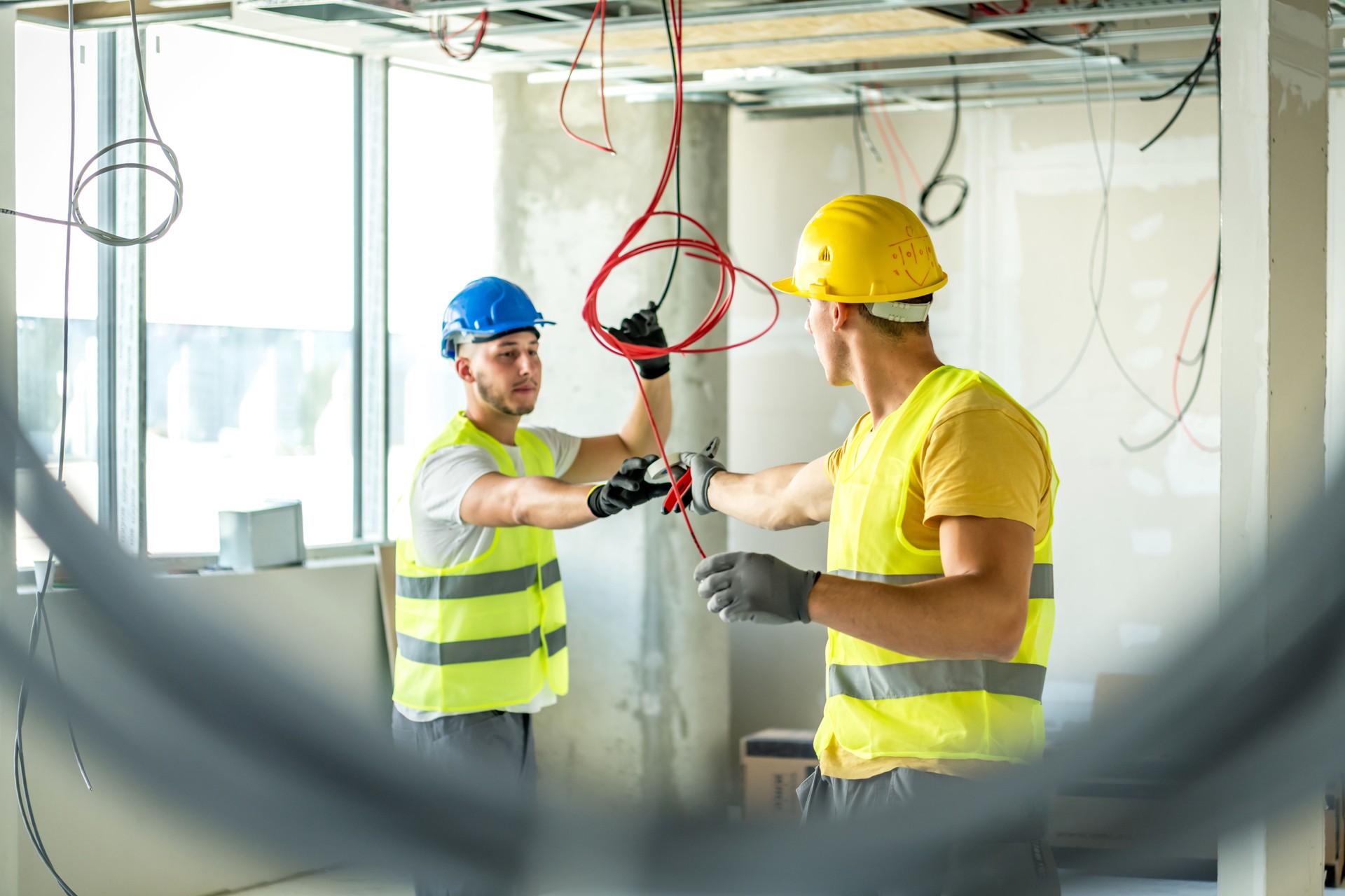 Crew Workers on Site